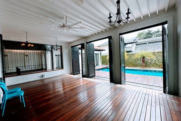 2 Story Bungalow with Pool (move in condition)