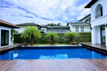 2 Story Bungalow with Pool (move in condition)