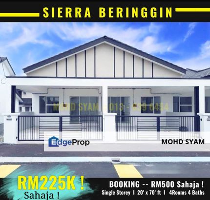 [ RUMAH BARU ] - 1Sty ( 20'x70') Sierra Beringin G, Perak, Gopeng