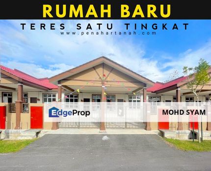 RUMAH MURAH - SINGLE STOREY House FREEHOLD ( 20' x 65' ) JASIN MELAKA, Melaka, Jasin