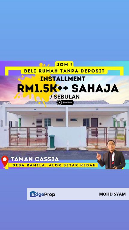 RUMAH BARU ( SEMI - D ) TANDOP ALOR SETAR, KEDAH , Kedah, Alor Setar