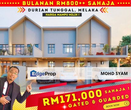 PROJEK BARU - RUMAH ( MAMPU MILIK ) DURIAN TUNGGAL MELAKA, Melaka, Durian Tunggal