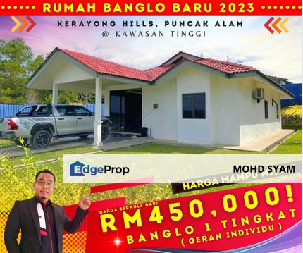 [ MAMPU MILIK ! ] - RUMAH BANGLO ( SETINGKAT ) Shah Alam / Puncak Alam 2023, Selangor, Kapar 