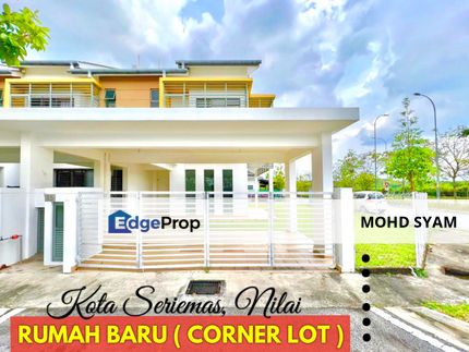 [ GOOD DEAL ! ] - RUMAH BARU 2 Tingkat ( CORNER ) Kota Seriemas NILAI, Negeri Sembilan, Nilai