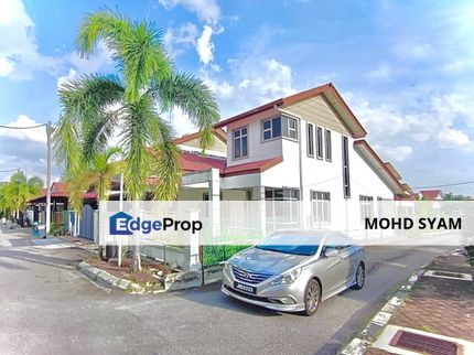 RUMAH 1.5 Tingkat ( END LOT ) + ( ADA TANAH ) Tmn Krubong Utama MELAKA, Melaka, Krubong