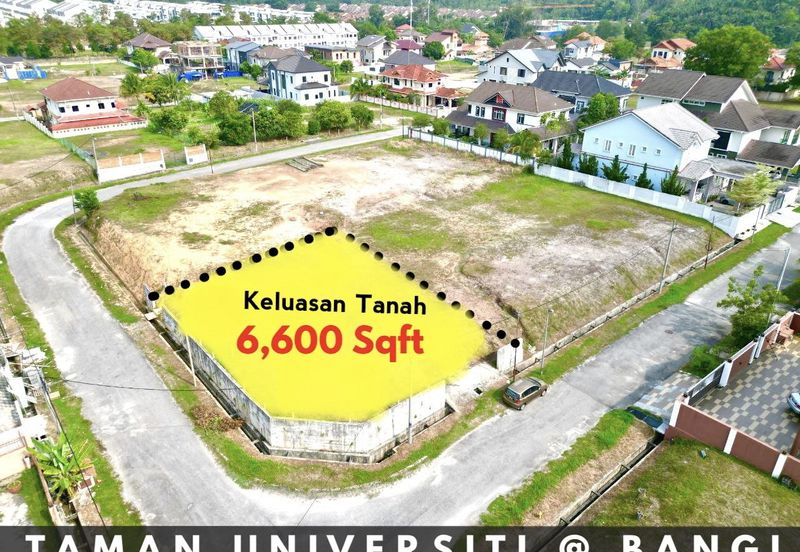TANAH LOT BANGLO  ( 6,600 Sft ) TMN UNIVERSITI BANGI 2024