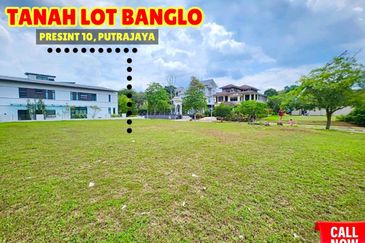 TERMURAH ! - BANGLO LOT ( TANAH ) + ( 5,834 Sft ) Presint 10 PUTRAJAYA