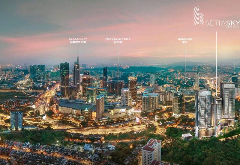 Setia Sky Seputeh 4 + 1 Rooms, 4 Cp, Private Lift