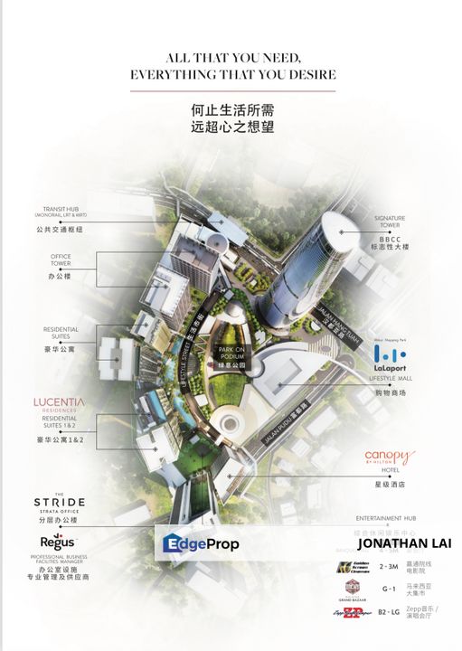 Lucentia @ BBCC 1 Bedroom 1 Bathroom, Kuala Lumpur, Bukit Bintang