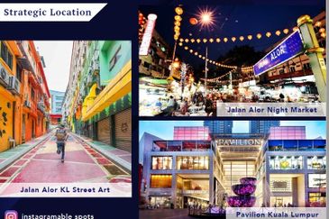 Jalan Berangan@Bukit Bintang,KL,Freehold 3 Storey Shop