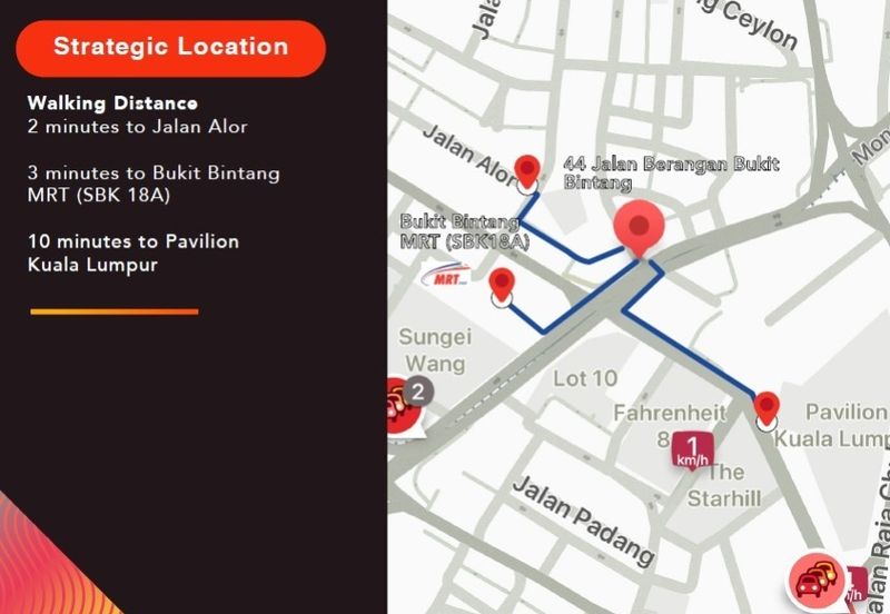 Jalan Alor@Changkat,Bukit Bintang,KL,Freehold 3 Storey Building