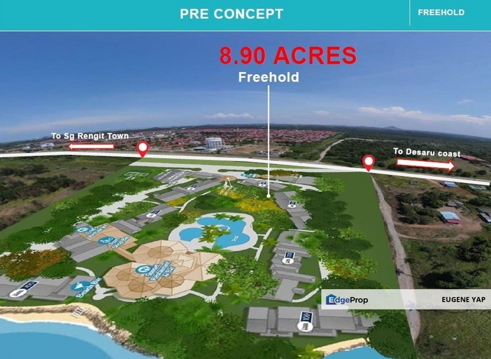 Desaru,Punggai Kota Tinggi@Johor Bahru,Freehold Commercial Land, Johor, Kota Tinggi