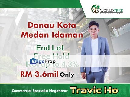 3.5Storey Shop end lot Medan Idaman , Danau Kota , Setapak , Wangsa Maju , Gombak, Kuala Lumpur, Setapak