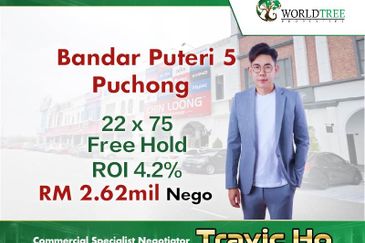 3Storey Shop Bandar Puteri 5 shop for sale , Bandar Puteri Puchong , Jalan Kenari , Puchong Jaya , Puchong Utama