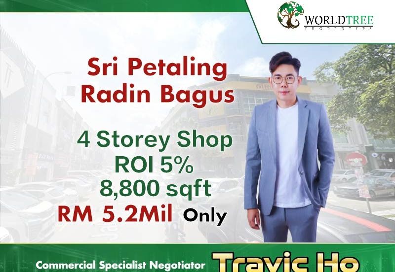 4 Storey Shop for Sale Sri Petaling , Radin Bagus , Bandar Sri Petaling 