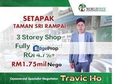 Setapak Sri Rampai , ROI 4.7% , FH , Danau Kota, Kuala Lumpur, Setapak