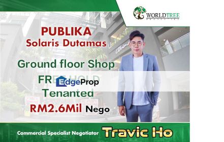 Publika Ground floor Shop for Sale Solaris Dutamas , Mont Kiara, Kuala Lumpur, Dutamas