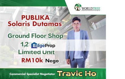 Publika Ground floor Shop for Rent Solaris Dutamas , Mont Kiara, Kuala Lumpur, Dutamas