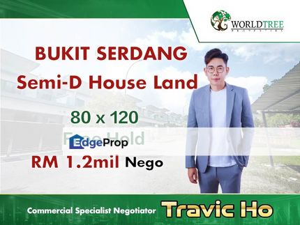 Semi-D Land for sale , Bukit Serdang , Seri Kembangan, Selangor, Seri Kembangan