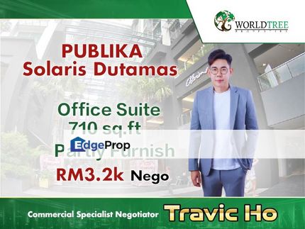 Publika Partly furnish offiec for rent , Solaris Dutamas , Mont Kiara , Dutamas, Kuala Lumpur, Dutamas