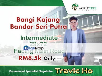 3Storey Shop Bandar Seri Putra Bangi , Kajang , Facaing Main Road, Selangor, Bangi