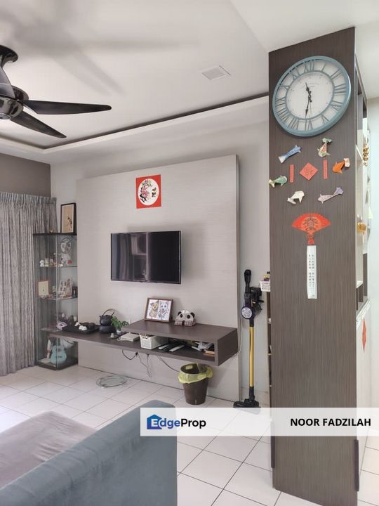 Fully furnished & renovated 3R2B condo @ Sri Putramas 1, Jalan Kuching, KL — freehold with pool view, only RM450K!, Kuala Lumpur, Dutamas