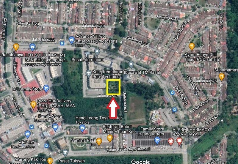Flat Rectangle Vacant Commercial Land in Seremban