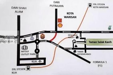 Rumah Teres Setingkat @ Taman Salak Kasturi, Sepang untuk dijual