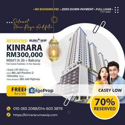 Residensi Bukit Jalil | RM300K | New Rumawip - only Bumi can apply, Kuala Lumpur, Bukit Jalil