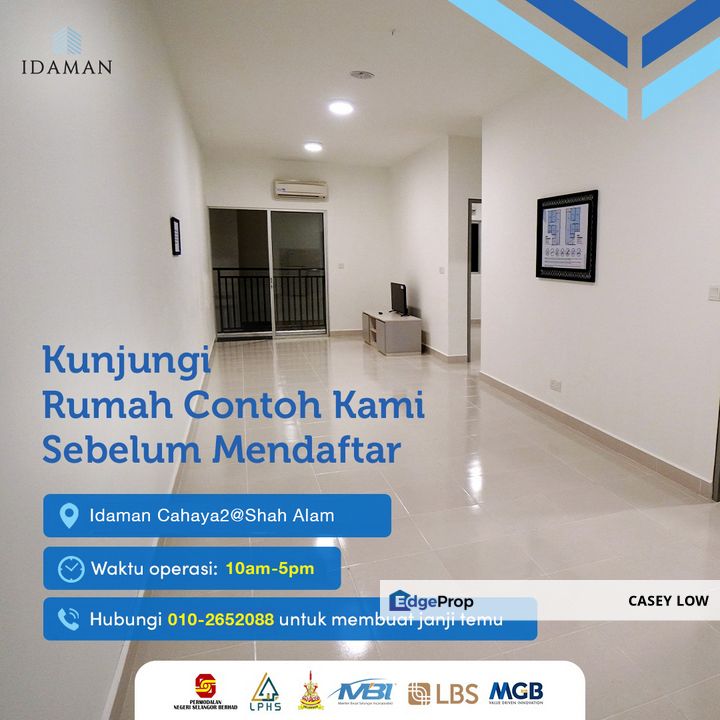 Idaman cahaya 3, Shah Alam (1000sqf - FREE 80% Furniture & Electrical), Selangor, Shah Alam