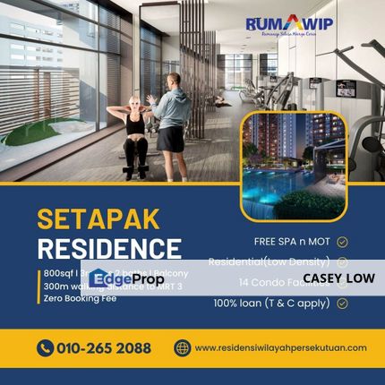 Setapak Prima NEW RUMAWIP (LOW DENSITY), Kuala Lumpur, Setapak