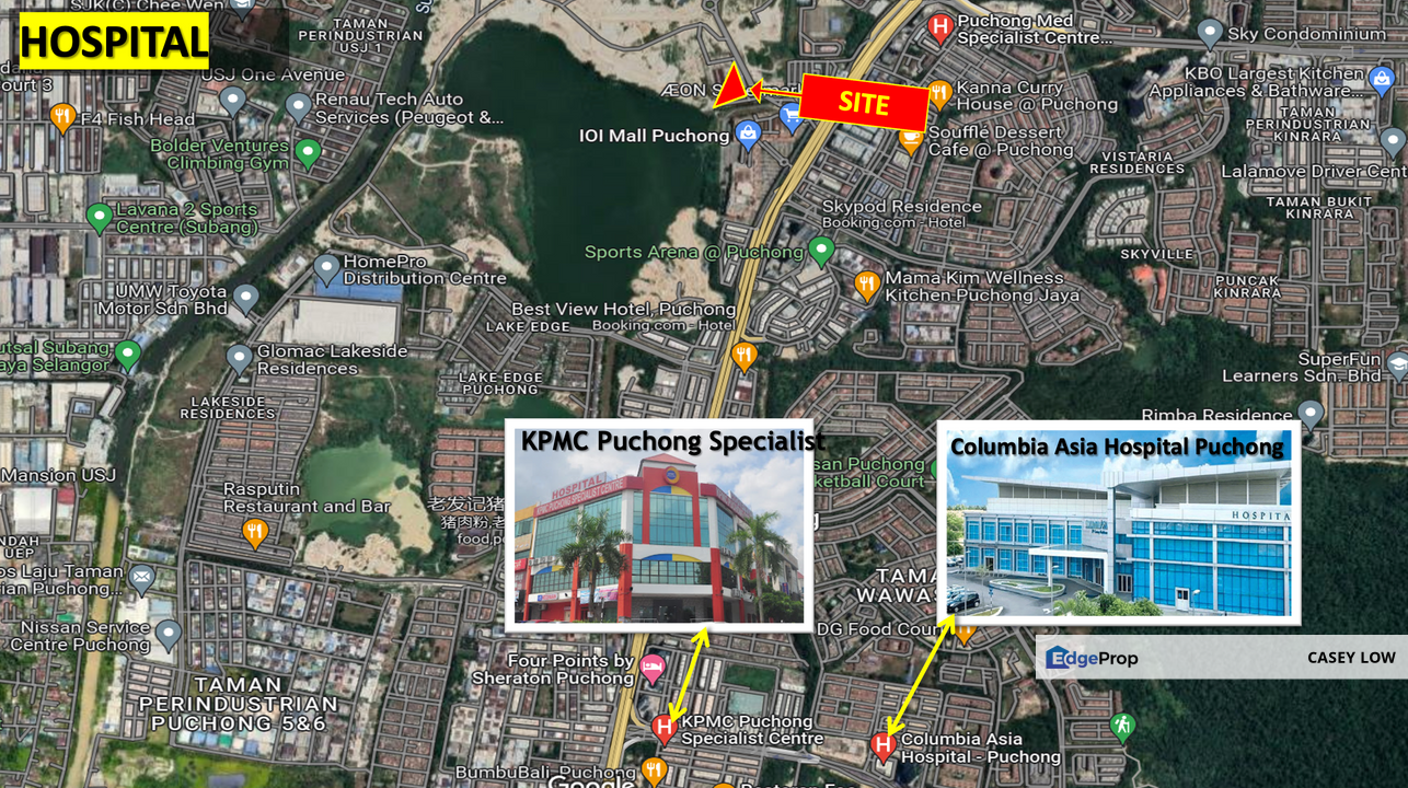 Puchong IOI mall (270K) walking distance to LRT Puchong Jaya, Selangor, Puchong