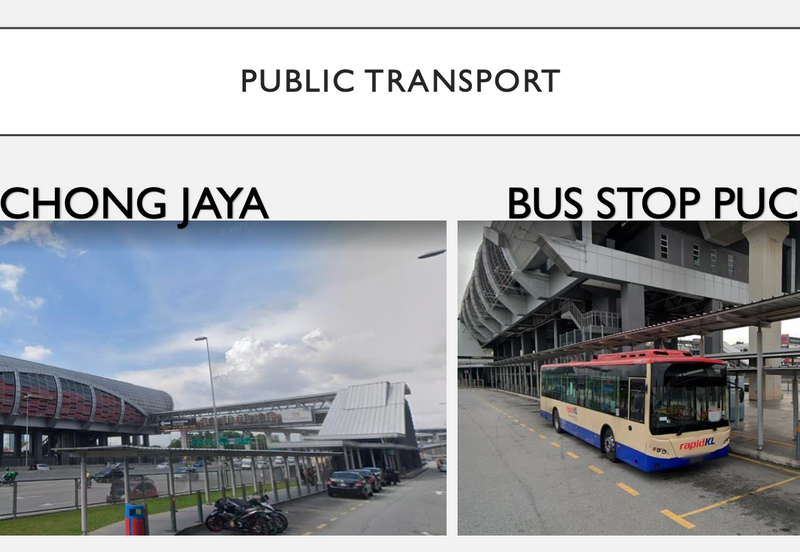 Puchong IOI mall (270K) walking distance to LRT Puchong Jaya