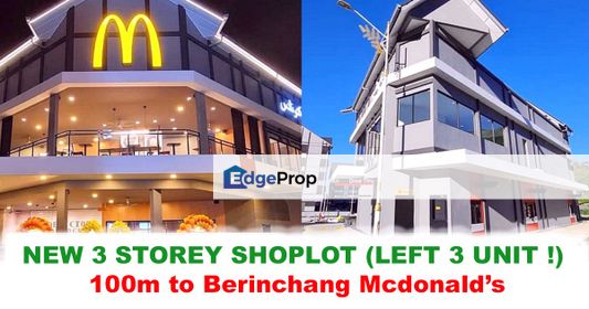 Berinchange Shoplot (Behind Mcdonald) New Lauching 2023, Pahang, Brinchang