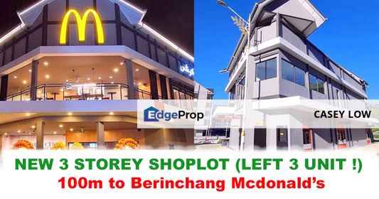 Berinchange Shoplot (Behind Mcdonald) New Lauching 2023, Pahang, Brinchang