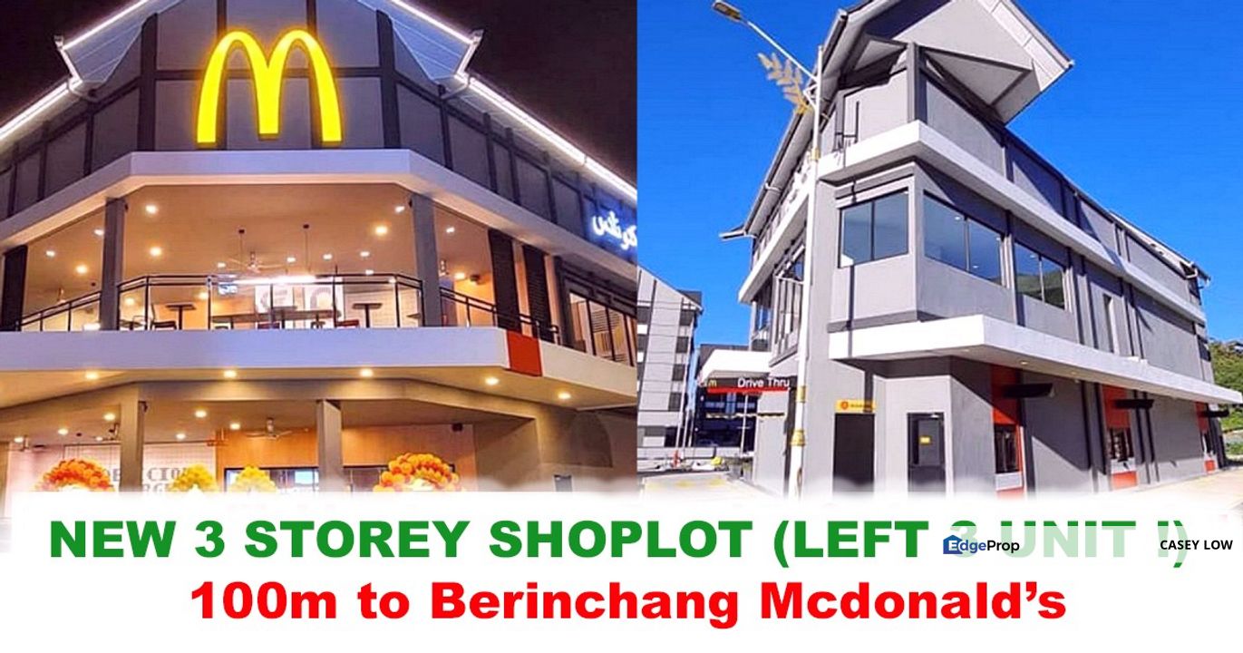 Berinchange Shoplot (Behind Mcdonald) New Lauching 2023, Pahang, Brinchang