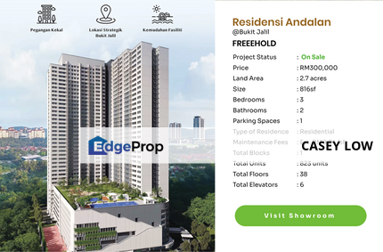 Freehold Andalan Bukit Jalil | limited Unit | Bumiputra only, Kuala Lumpur, Bukit Jalil