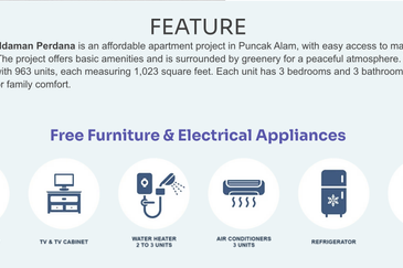 Idaman Perdana Puncak Alam | Rumah Selangor | 1022sf | 3rooms | 2 parking