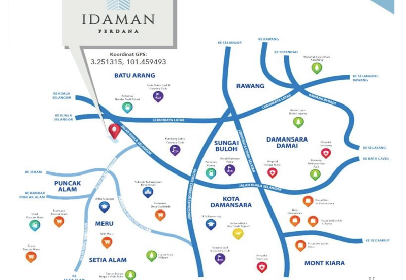Idaman Perdana Puncak Alam | Rumah Selangor | 1022sf | 3rooms | 2 parking