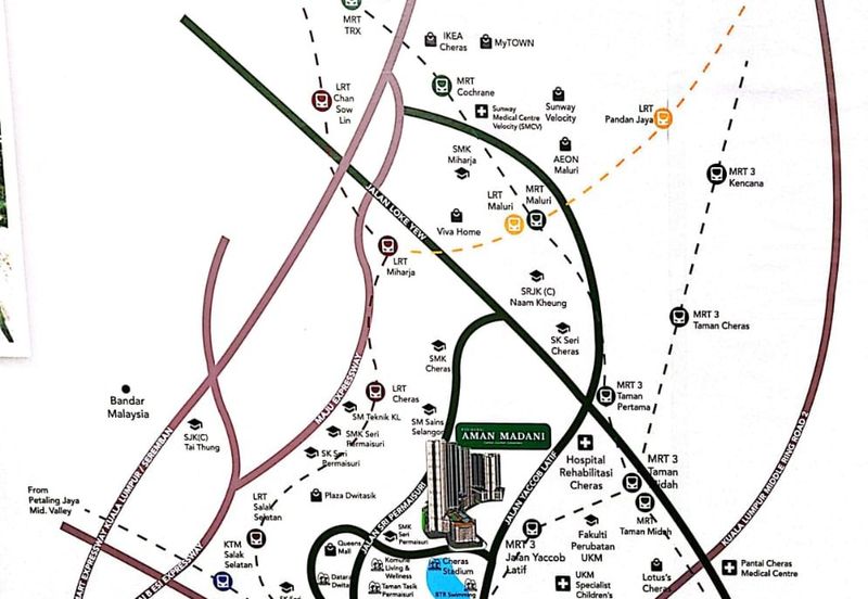 Aman Madani Permaisuri Cheras | 900sf | 300K (open to All)