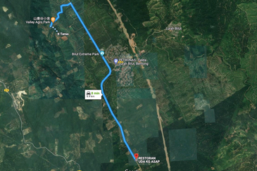 Bentong to Raub Road, Bentong