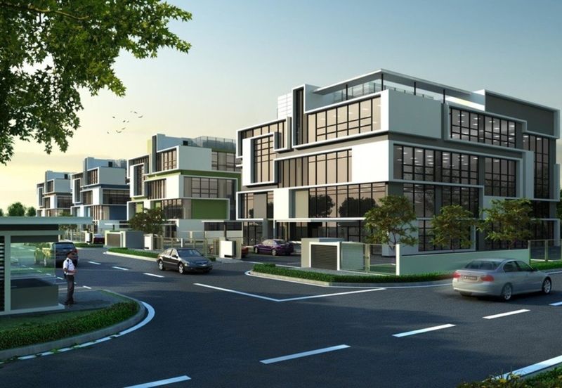 new 3sty Semi d factory Cubic Space Kota Damansara