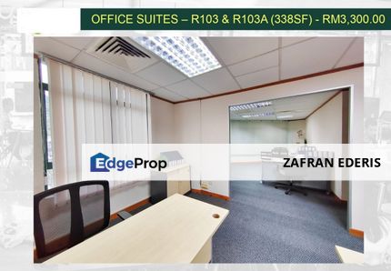 Office Suites Kuala Lumpur Fully Furnished , Kuala Lumpur, KL City