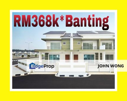  [ TERMURAH ] Rumah Teres 2-Tingkat Bandar Banting, Selangor, Banting