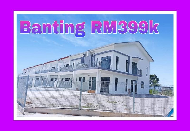 [ 𝐂𝐨𝐫𝐧𝐞𝐫 𝐇𝐨𝐮𝐬𝐞 𝐌𝐮𝐫𝐚𝐡 ] Rumah Mampu Milik Teres 2-Tingkat Banting, Kuala Langat