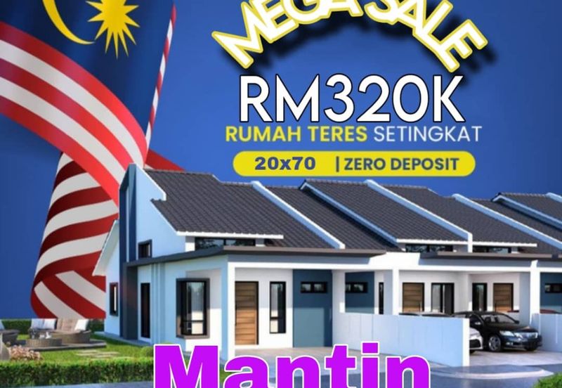 [ MURAH MANTIN RUMAH ] Single Storey Teres 1 tingkat Nilai, Beranang