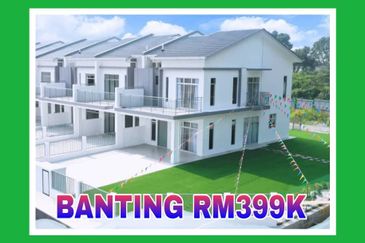 [ 𝐓𝐄𝐑𝐌𝐔𝐑𝐀𝐇 ]  [ Pelancaran Baharu RM399k ] Rumah Teres 2 Tingkat Corner/Endlot