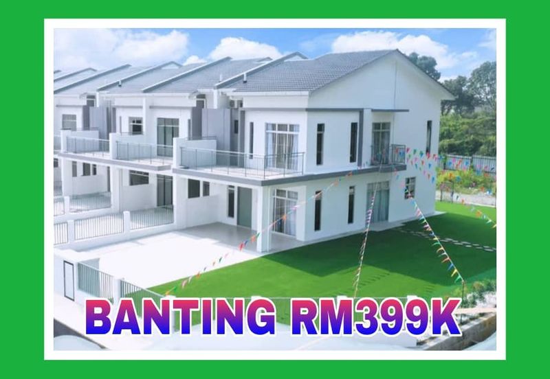 [ 𝐓𝐄𝐑𝐌𝐔𝐑𝐀𝐇 ]  [ Pelancaran Baharu RM399k ] Rumah Teres 2 Tingkat Corner/Endlot