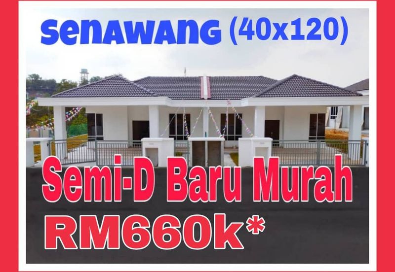 Retired Home / Rumah Pencen Single Storey Semi-D Paroi, Ampangan, Senawang, Seremban, Kuala Pilah