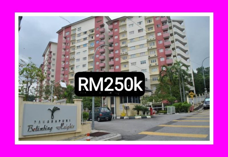 [ Partly Furnished, Pangsapuri Belimbing Heights ] Murah, Cheapest Apartment near The Mine Shopping, Balakong, Seri Kembangan, Serdang, Selangor 